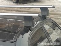 Багажник на крышу Hyundai Elantra 3, Атлант, аэродинамические дуги