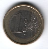 1 евро 2002 г. Италия