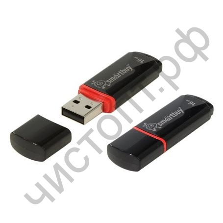флэш-карта Smartbuy 16GB Crown Black черная