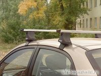 Багажник на крышу Hyundai Sonata NF, Атлант, прямоугольные дуги