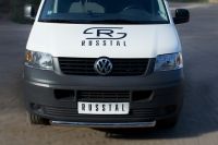 Защита переднего бампера d63 (дуга) VolksWagen Transporter kasten
