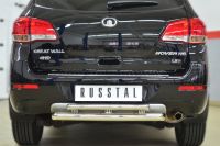 Защита заднего бампера d63 (дуга) d42 (дуга) Great Wall Hover H6 2013-