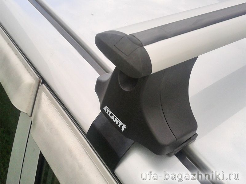 Багажник на крышу Hyundai Tucson JM 2004-10, Атлант, крыловидные аэродуги