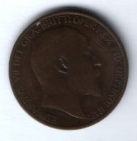 1/2 пенни 1905 г. Великобритания