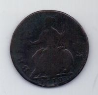 1/2 пенни 1770 г. Великобритания