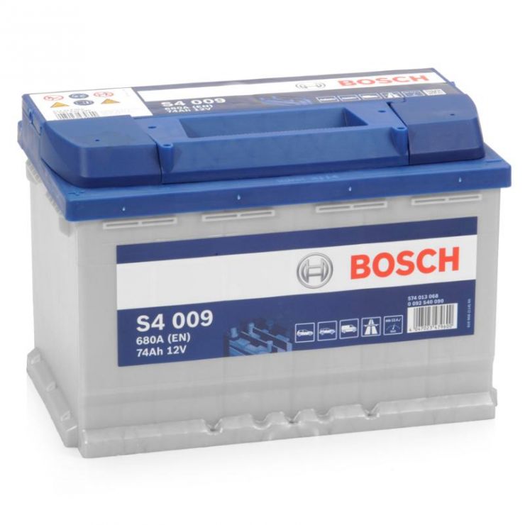 Автомобильный аккумулятор АКБ BOSCH (БОШ) S4 009 / 574 013 068 S4 Silver 74Ач п.п.