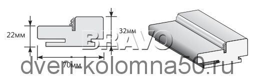 Коробка (МДФ) телескопическая экошпон elPORTA