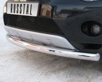 Защита переднего бампера  d 76 PEUGEOT 4007