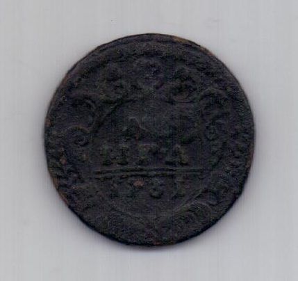 деньга 1731 г.