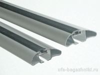 Багажник на крышу Toyota Corolla 2006-13, Атлант, крыловидные аэродуги, опора Е
