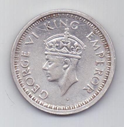 1 рупия 1945 г. XF. Британская Индия