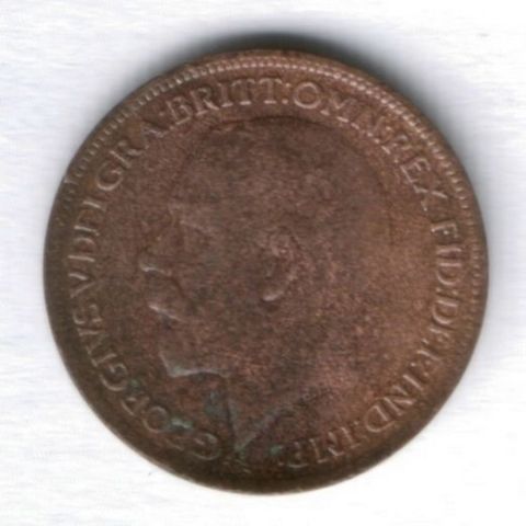 1 фартинг 1918 г. Великобритания