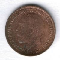 1 фартинг 1918 г. Великобритания