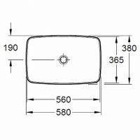 схема раковины Villeroy&Boch Artis 41725801