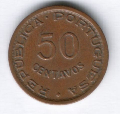 50 сентаво 1957 г. Ангола Португалия
