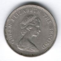 5 пенсов 1974 г. Фолклендские острова