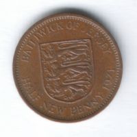 1/2 пенни 1971 г. Джерси