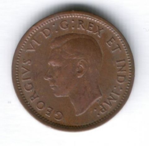 1 цент 1938 г. Канада