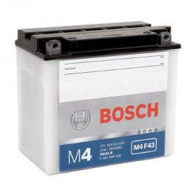 Мото аккумулятор АКБ BOSCH (БОШ) M4F 430 / M4 F43 moba 12V 519 011 019 A504 FP 19Ач о.п. (YB16L-B)
