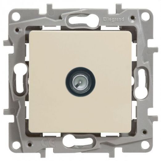 Розетка Etika TV оконечная 672365 слоновая кость