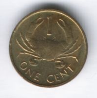 1 цент 1982 г. Сейшельские острова
