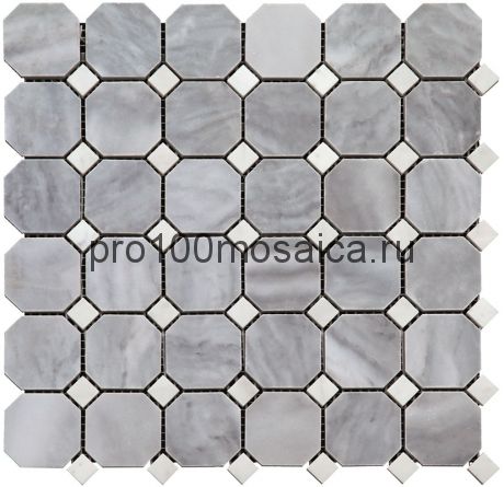 M033-M001-BP Мозаика 48*48+15*15 камень OCTAGON 305х305х10 мм (NATURAL)