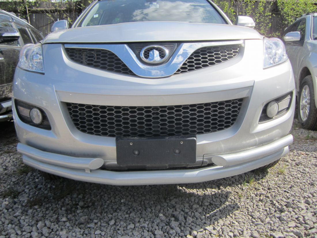 Защита переднего бампера двойная с углами d63/51мм (ППК) GREAT WALL HOVER H5 2011-