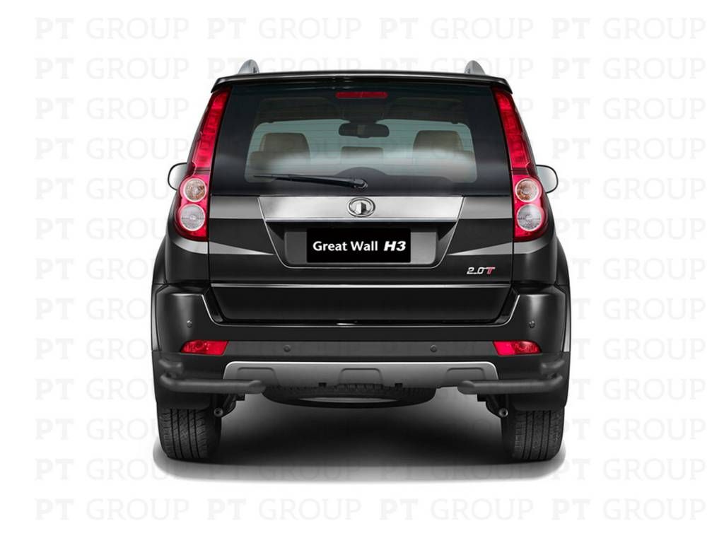 Защита заднего бампера двойная угловая d63/51мм (ППК) GREAT WALL HOVER H3 2014-