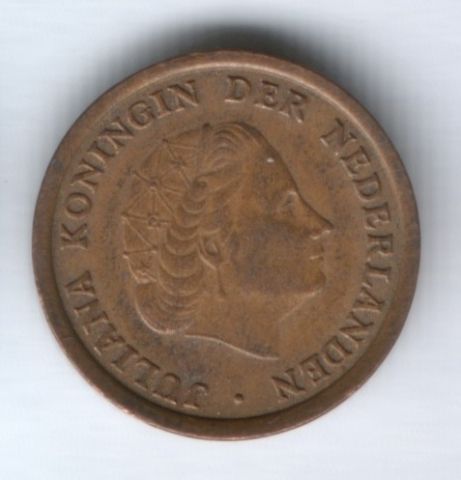 1 цент 1960 г. Нидерланды