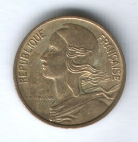 5 сантимов 1982 г. Франция