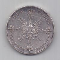 1 талер 1861 г. AUNC. Пруссия