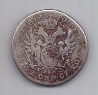 2 злотых 1816 г. Александр l. Польша. Россия.