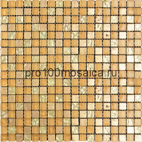 BDA-1502 (MSBDA-001) Мозаика Стекло+Мрамор+Агломерат 15*15 INKA 298*298*8 мм (NATURAL)