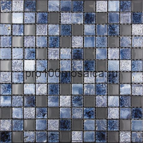 BDA-2324 Мозаика Стекло+Мрамор+Агломерат 23*23  INKA 298*298*8 мм (NATURAL)