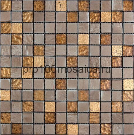 BDA-2396 (BDA-96) Мозаика Стекло+Мрамор+Агломерат 23*23  INKA 298*298*8 мм (NATURAL)