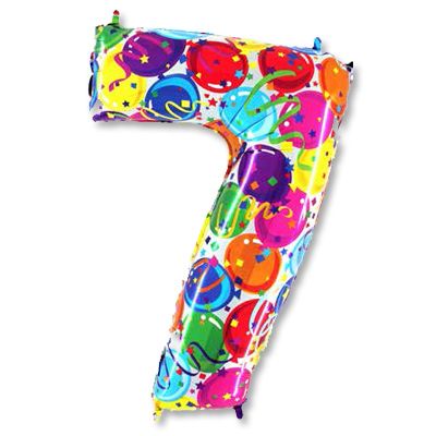 Шар цифра 7