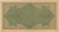 1000 марок 1922 г. Германия