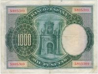 1000 песет 1925 г. Испания
