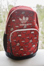 Рюкзак молодежный Adidas красный