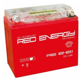 Аккумуляторная батарея АКБ RED ENERGY (РЭД ЭНЕРДЖИ) GEL 1212.1 YT12B-BS 12Ач п.п.