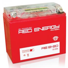 Аккумуляторная батарея АКБ RED ENERGY (РЭД ЭНЕРДЖИ) GEL 1220 Y50-N18L-A3, YTX24HL-BS, YTX24HL 20Ач о.п.