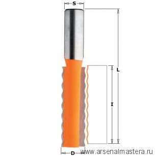 Фреза по искусственному камню сращивание (Волна R=4,36) S=12 D= 15,87 x 51 x 89 CMT 981.531.11