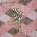 Брошь "Звездный час..." под серебро