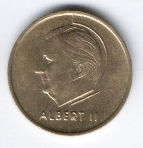5 франков 1994 г. Бельгия
