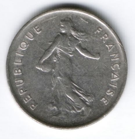 5 франков 1971 г. Франция