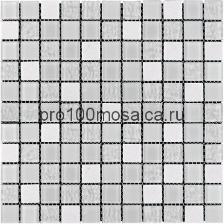 MSD-011 (M4CTB11) Мозаика Стекло+Мрамор 25,8*25,8 MADRAS (MSD) 300*300*4 мм (NATURAL)