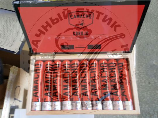Camacho Corojo Robusto Tubos*10
