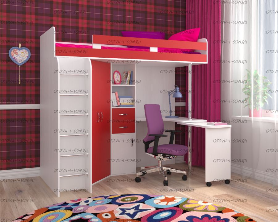 Кровать-чердак Юниор-3