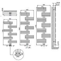 дизайн-радиатор Cordivari Babyla (схема)