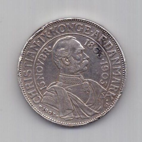 2 кроны 1903 г. Дания